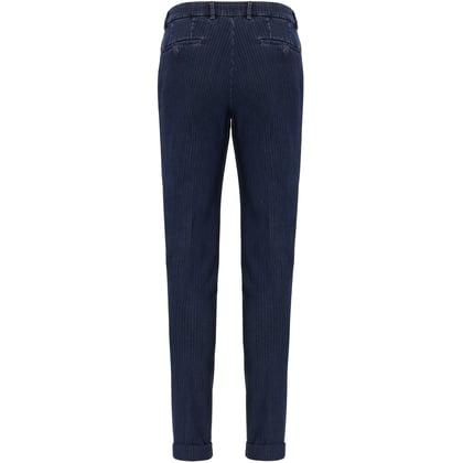 Kaufen Sie Henk ter Horst Belotti superstretch pantalon gestreept Donkerblauw für nur 112,55 CHF bei Henk ter Horst fashion