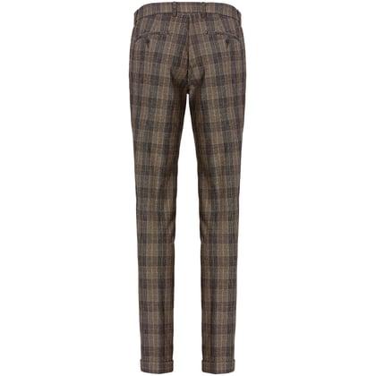 Kaufen Sie Henk ter Horst Belotti superstretch pantalon geruit Bruin für nur 112,55 CHF bei Henk ter Horst fashion
