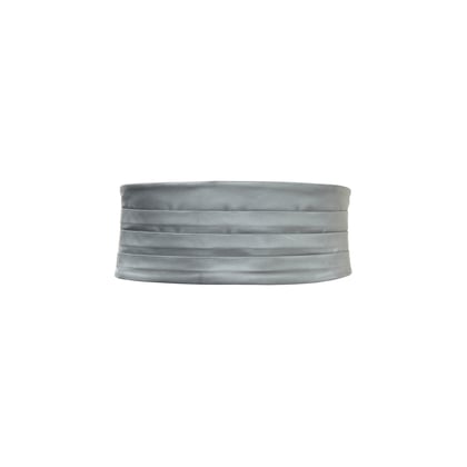Kaufen Sie Kummerbund aus feinster Satin-Qualität, grau #cb4 für nur CHF 12,30 bei Henk ter Horst fashion