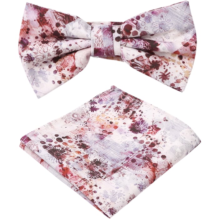 Kaufen Sie Henk ter Horst 100% katoenen vlinderstrik met grafische bloemen print Donkerrood für nur 39,95 CHF bei Henk ter Horst fashion