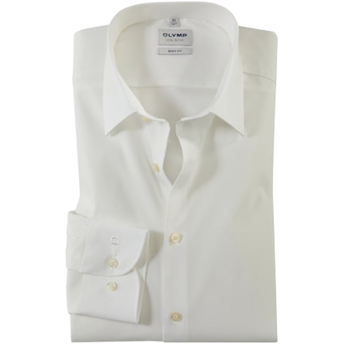 Kaufen Sie Olymp Level Five Body Fit Hemd Cremeweiß | Kentkragen | Langarm | Pflegeleichter Baumwoll-Mix für nur 69,95 CHF bei Henk ter Horst fashion