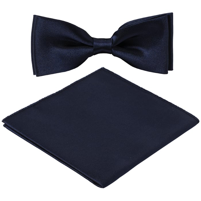 Kaufen Sie Vlinderstrik in een fijne satijnen kwaliteit Donkerblauw für nur 14,00 CHF bei Henk ter Horst fashion