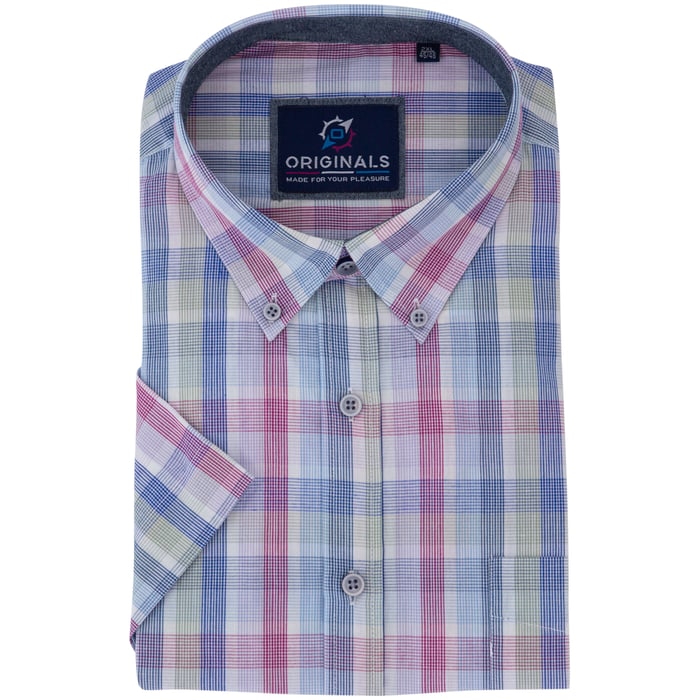 Kaufen Sie GCM Originals Hemd Kurzarm Karodruck Rosa für nur 39,95 CHF bei Henk ter Horst fashion