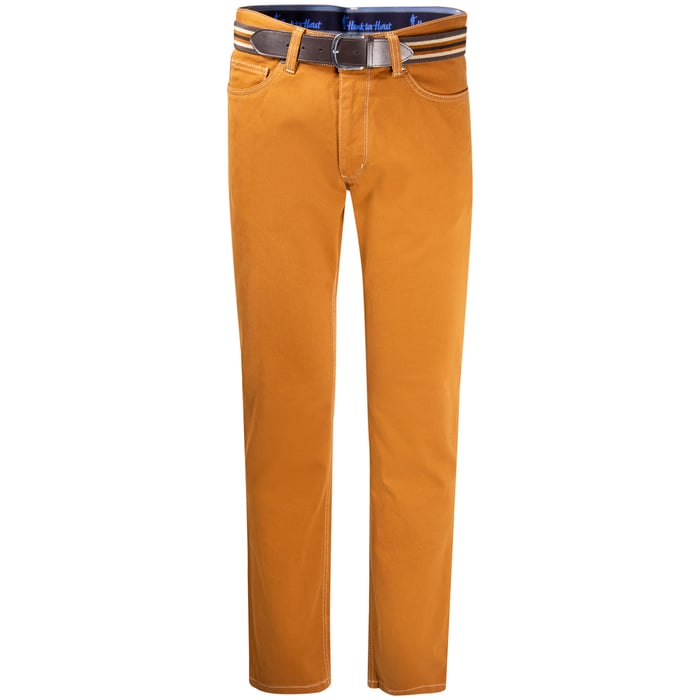 Kaufen Sie Exner katoenen stretch 5-pocket broek Cognac für nur CHF 78,16 bei Henk ter Horst fashion