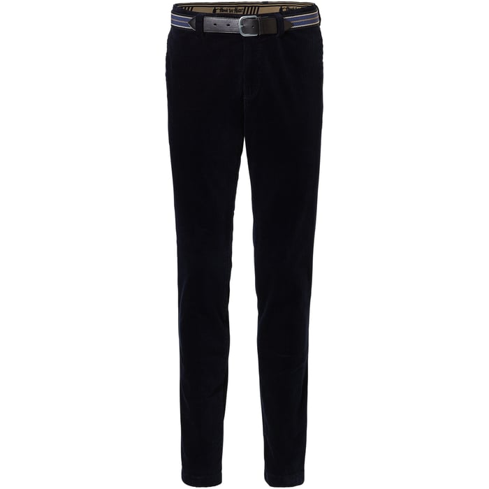 Kaufen Sie Henk ter Horst Stretch-Chinohose aus Baumwolle und Cord Dunkelblau für nur 63,23 CHF bei Henk ter Horst fashion
