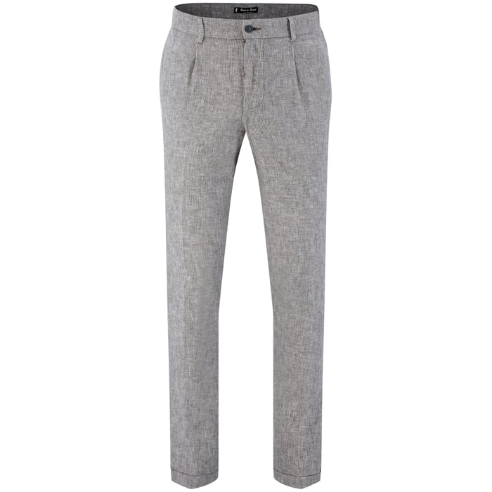 Kaufen Sie Henk ter Horst Leinenmode Hose gestreift Grau  für nur CHF 99,45 bei Henk ter Horst fashion