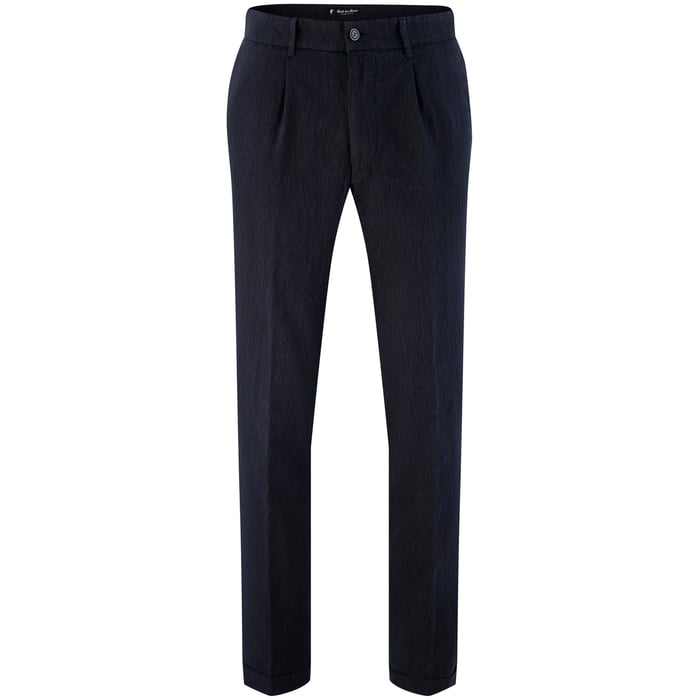 Kaufen Sie Henk ter Horst Leinenmode Hose gestreift Dunkelblau  für nur CHF 99,45 bei Henk ter Horst fashion