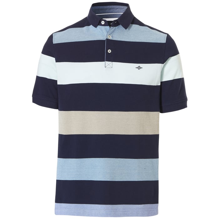 Kaufen Sie Gestreiftes Herren-Poloshirt von Baileys Blau für nur CHF 68,03 bei Henk ter Horst fashion