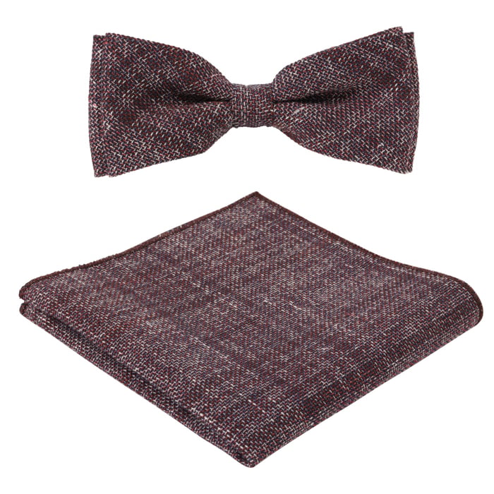 Kaufen Sie Henk ter Horst Wollkaro-Fliege mit Einstecktuch Bordeaux für nur 57,80 CHF bei Henk ter Horst fashion