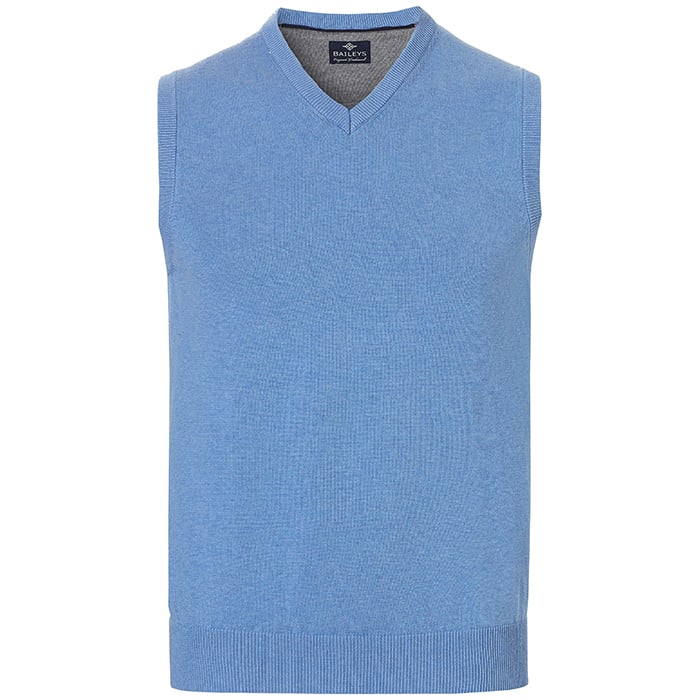 Kaufen Sie Baileys herren Pullunder 100% Baumwolle Hellblau für nur 65,83 CHF bei Henk ter Horst fashion