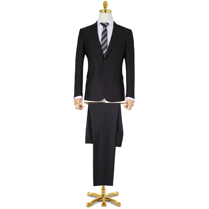 Kaufen Sie Henk ter Horst 2-teilig modern-fit Anzug dunkelblau strukturiert für nur 281,21 CHF bei Henk ter Horst fashion