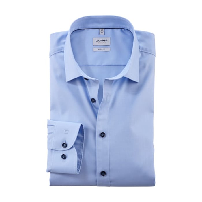 Kaufen Sie Olymp Level Five body fit lange mouw overhemd Blauw für nur 65,50 CHF bei Henk ter Horst fashion