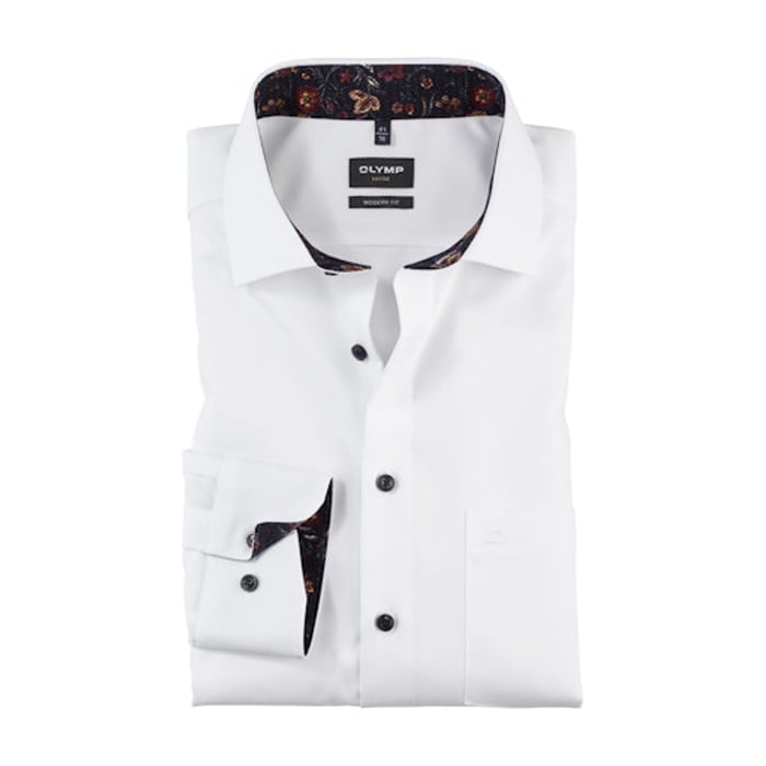 Kaufen Sie Olymp Luxor modern fit katoen overhemd lange mouw Wit für nur 74,87 CHF bei Henk ter Horst fashion