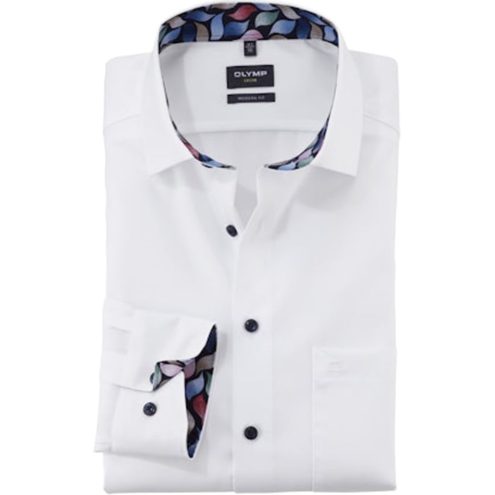 Kaufen Sie Olymp Luxor modern fit katoen overhemd lange mouw Wit für nur 75,02 CHF bei Henk ter Horst fashion