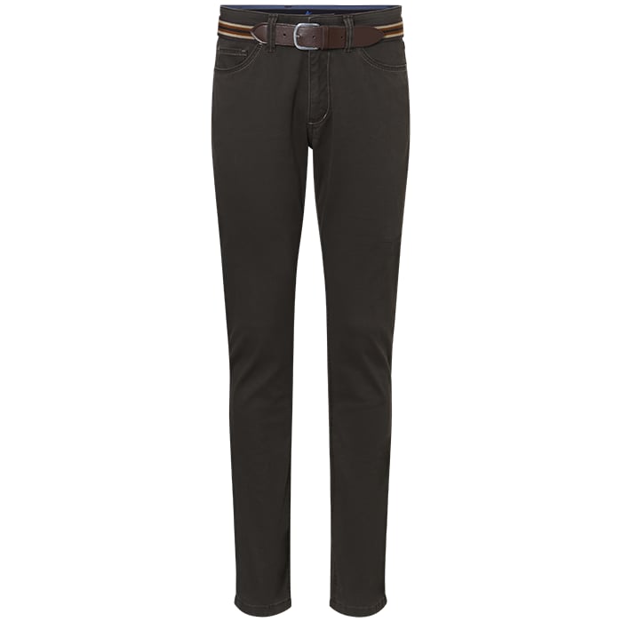 Kaufen Sie Exner heren stretchbroek met elastische band Donkergrijs für nur 65,09 CHF bei Henk ter Horst fashion