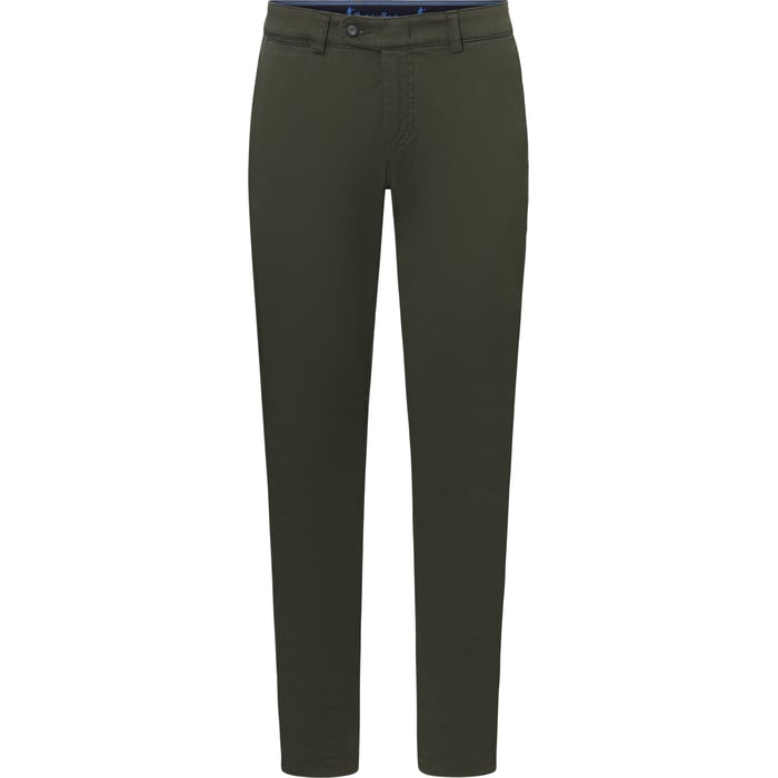Kaufen Sie Henk ter Horst slim fit katoenen chinobroek met stretch Donkergroen für nur 84,26 CHF bei Henk ter Horst fashion