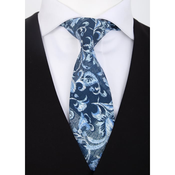 Kaufen Sie Henk ter Horst 100% katoenen stropdas met vintage bloemen print Blauw für nur 36,88 CHF bei Henk ter Horst fashion
