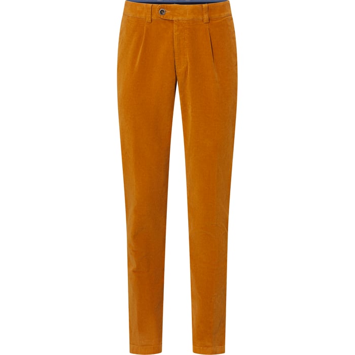 Kaufen Sie Henk ter Horst katoenen stretch chinobroek corduroy met bandplooi Okergeel für nur 64,71 CHF bei Henk ter Horst fashion