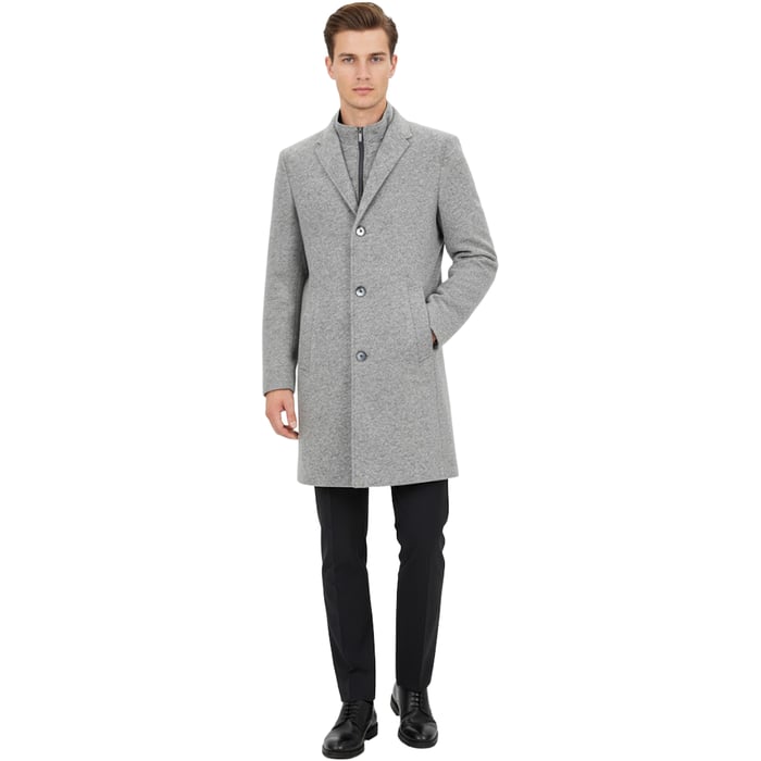 Kaufen Sie Henk ter Horst wintermantel met uitneembare stormflap, uni gemeleerd Lichtgrijs für nur 222,51 CHF bei Henk ter Horst fashion