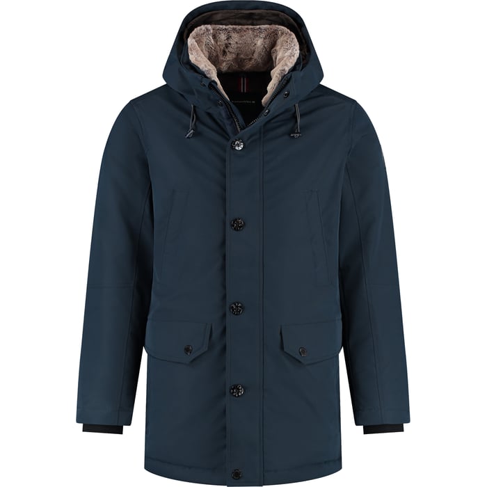 Kaufen Sie Jas knopen en capuchon FINNMARK Donkerblauw für nur 205,42 CHF bei Henk ter Horst fashion