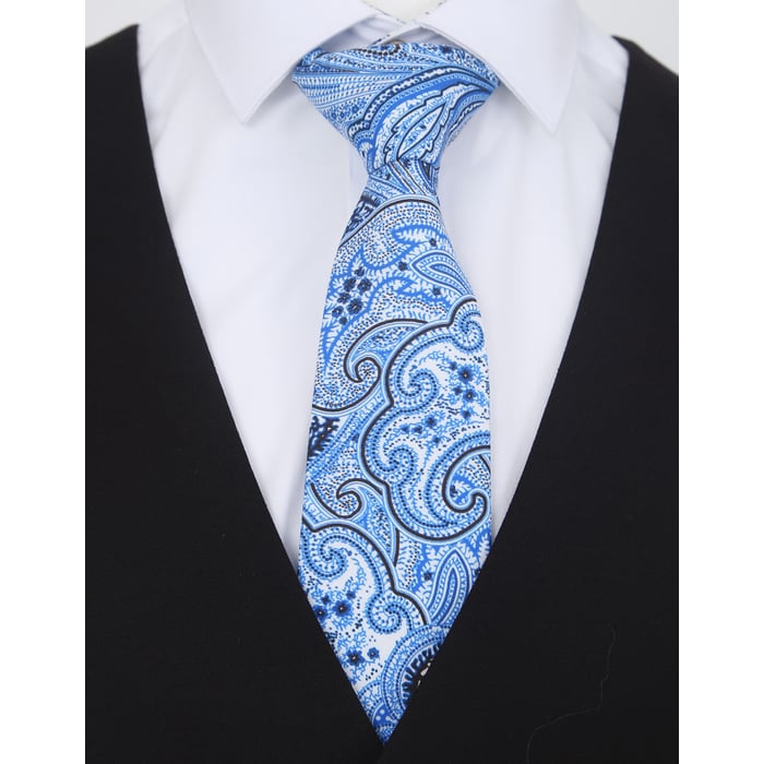 Kaufen Sie Henk ter Horst 100% katoenen stropdas met paisley full print Blauw für nur 36,92 CHF bei Henk ter Horst fashion