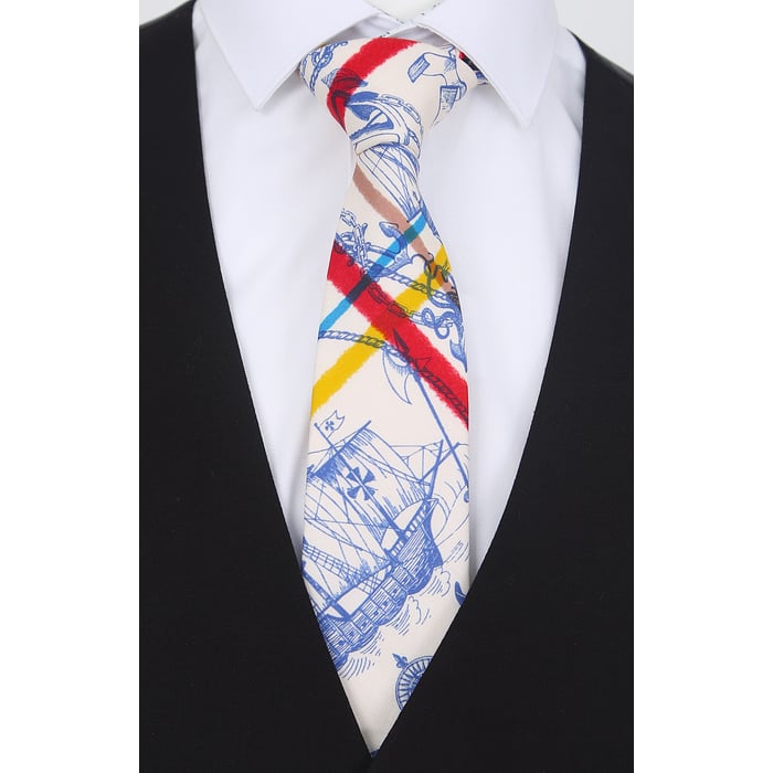 Kaufen Sie Henk ter Horst 100% katoenen stropdas met columbus zeevaart geruite print Blauw für nur 36,92 CHF bei Henk ter Horst fashion