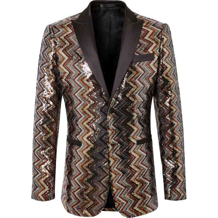 Kaufen Sie Colbert zigzag goud paillet Henk ter Horst Goud für nur 177,04 CHF bei Henk ter Horst fashion