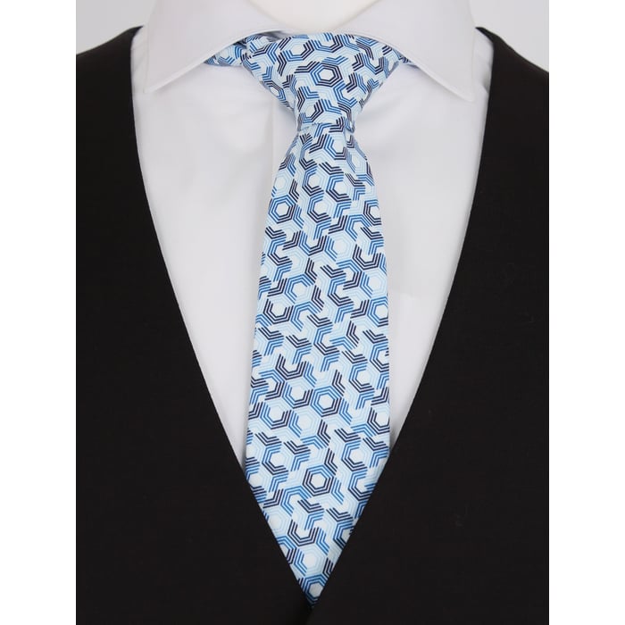 Kaufen Sie Henk ter Horst 100% katoenen stropdas met grafische honingraad print Blauw für nur 39,95 CHF bei Henk ter Horst fashion