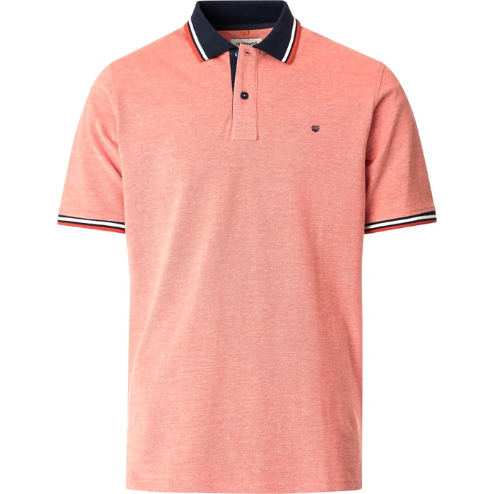 Kaufen Sie Redmond big men herenpolo katoen two tone gemeleerd Zalm für nur 36,94 CHF bei Henk ter Horst fashion