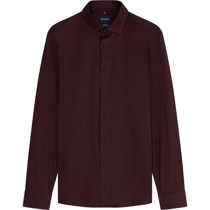 Kaufen Sie OLYMP Luxor 24/Seven Jerseyhemd | Uni Bordeaux | New Kent | Bügelfrei für nur 79,95 CHF bei Henk ter Horst fashion