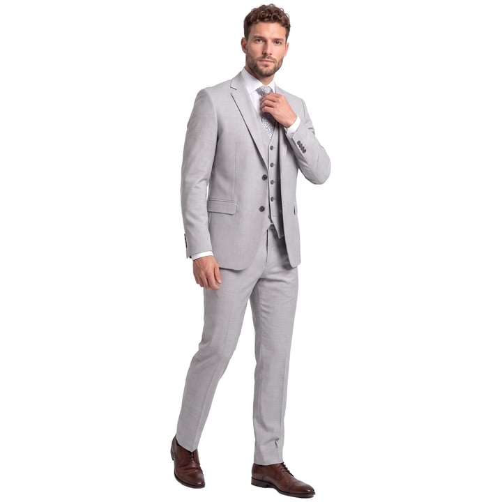 Kaufen Sie Henk ter Horst 3-teiliger Herrenanzug hellgrau Hellgrau für nur 235,05 CHF bei Henk ter Horst fashion
