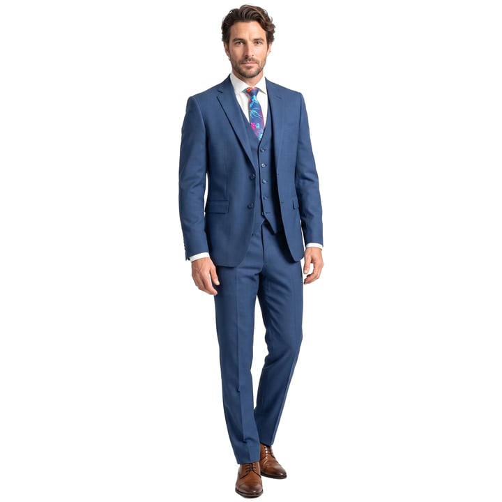 Kaufen Sie Kostuum structuurstof two tone Henk ter Horst Blauw für nur 404,13 CHF bei Henk ter Horst fashion