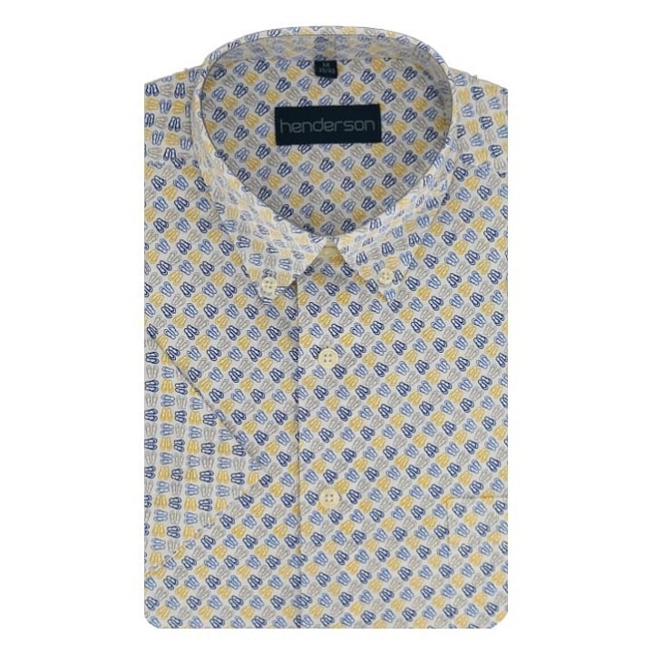 Kaufen Sie Henderson Oberhemd Kurzärm gelb für nur CHF 36,83 bei Henk ter Horst fashion
