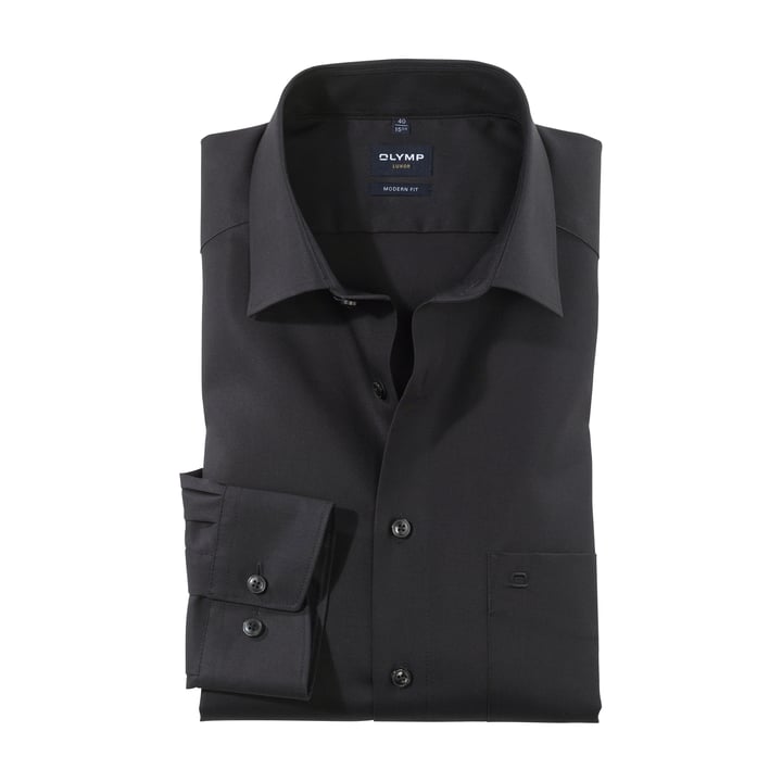 Kaufen Sie Olymp Luxor modern fit overhemd met borstzakje schwarz für nur 65,75 CHF bei Henk ter Horst fashion