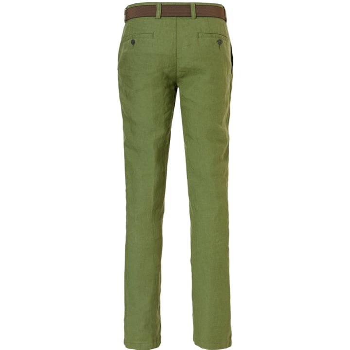 Kaufen Sie Henk ter Horst Chino-Hose aus Leinen mit elastischem Bund Grün für nur CHF 68,29 bei Henk ter Horst fashion