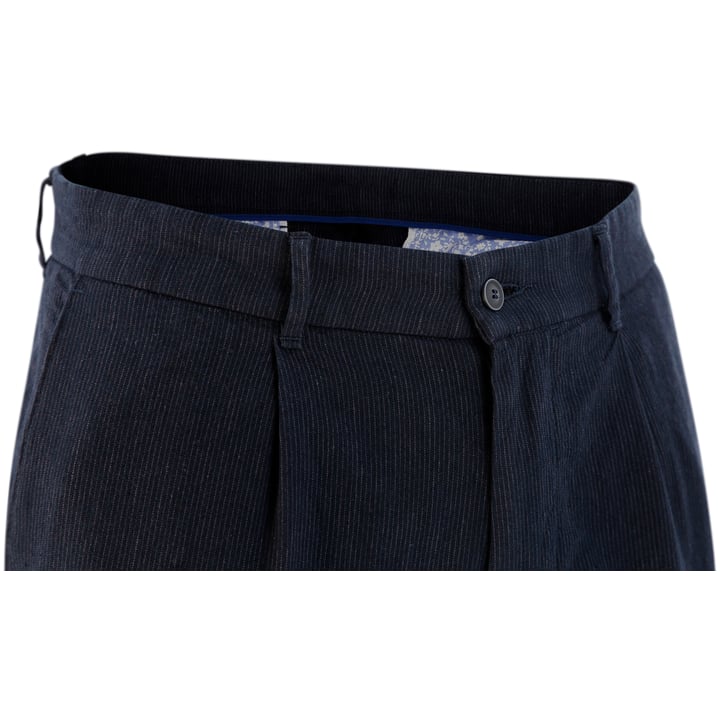 Kaufen Sie Henk ter Horst Leinenmode Hose gestreift Dunkelblau  für nur CHF 99,45 bei Henk ter Horst fashion