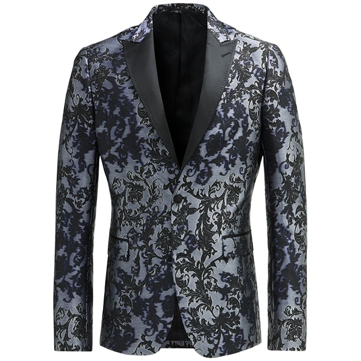 Kaufen Sie Henk ter Horst barok jacquard smoking colbert Blauw für nur 124,76 CHF bei Henk ter Horst fashion
