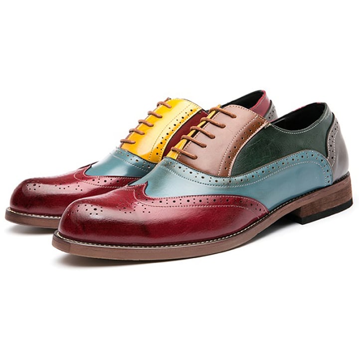 Kaufen Sie Henk ter Horst farbenfrohe Colourblocking Herrenschuhe Ockergelb / Grün / Blau Rot für nur 37,19 CHF bei Henk ter Horst fashion