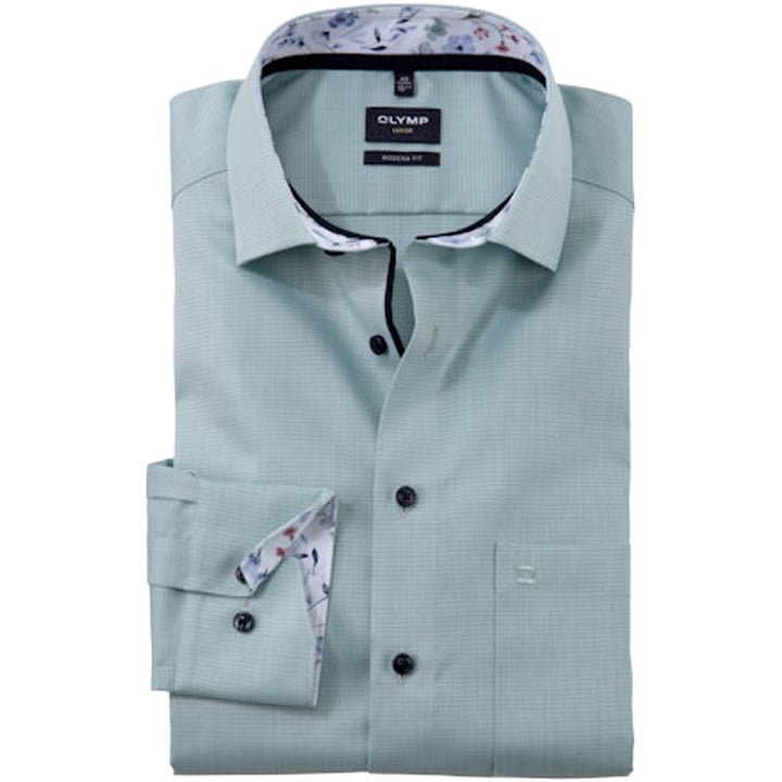 Kaufen Sie Olymp Luxor modern fit katoen overhemd lange mouw Groen für nur 75,02 CHF bei Henk ter Horst fashion