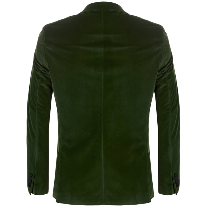 Kaufen Sie Weis Velours Samt sakko Mit Samtaufschlägen Grün für nur 139,69 CHF bei Henk ter Horst fashion