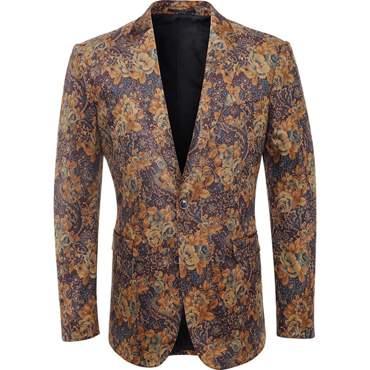Kaufen Sie Colbert velvet bloemen print Henk ter Horst Roestbruin für nur 123,86 CHF bei Henk ter Horst fashion