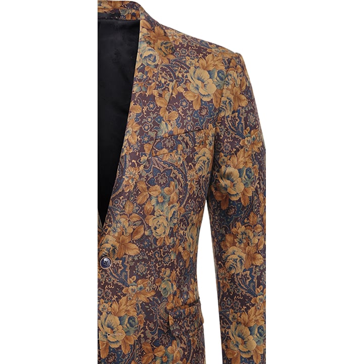 Kaufen Sie Colbert velvet bloemen print Henk ter Horst Roestbruin für nur 123,86 CHF bei Henk ter Horst fashion