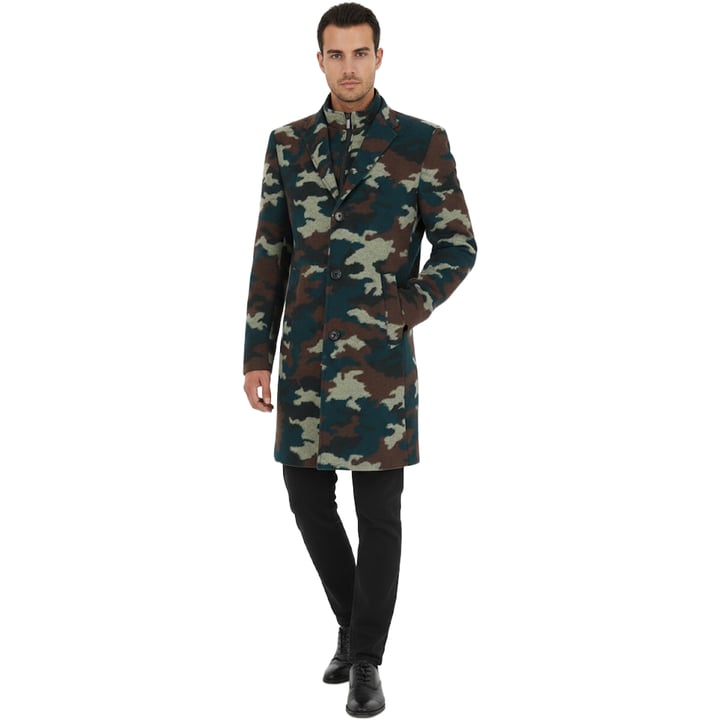 Kaufen Sie Henk ter Horst wintermantel met uitneembare stormflap. camo print Groen für nur 222,51 CHF bei Henk ter Horst fashion
