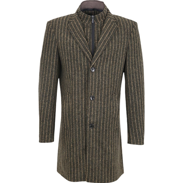 Kaufen Sie Henk ter Horst wintermantel met uitneembare stormflap, gestreept, camel Donkergroen für nur 222,51 CHF bei Henk ter Horst fashion
