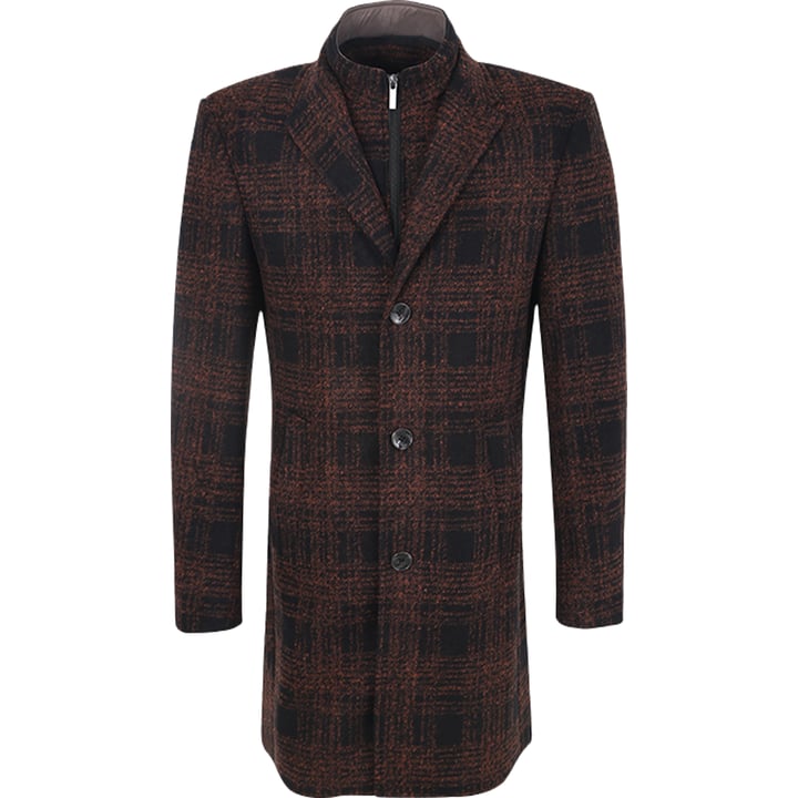 Kaufen Sie Henk ter Horst wintermantel met uitneembare stormflap, geruit Cognac für nur 222,51 CHF bei Henk ter Horst fashion