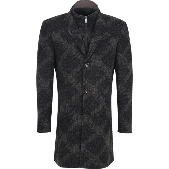 Kaufen Sie Henk ter Horst wintermantel met uitneembare stormflap, diamant ruit Antraciet für nur 222,51 CHF bei Henk ter Horst fashion