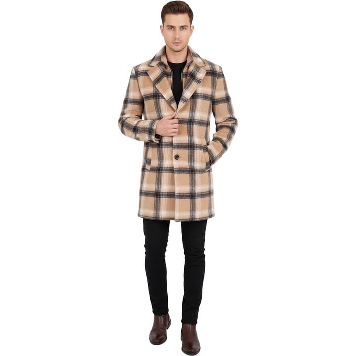 Kaufen Sie Henk ter Horst wintermantel met uitneembare stormflap, soft touch ruit Camel für nur 222,51 CHF bei Henk ter Horst fashion