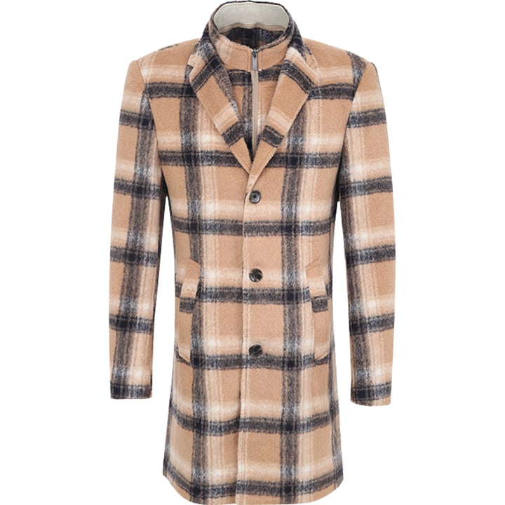 Kaufen Sie Henk ter Horst wintermantel met uitneembare stormflap, soft touch ruit Camel für nur 222,51 CHF bei Henk ter Horst fashion
