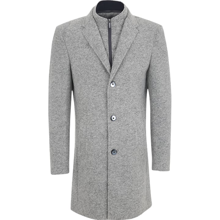 Kaufen Sie Henk ter Horst wintermantel met uitneembare stormflap, uni gemeleerd Lichtgrijs für nur 222,51 CHF bei Henk ter Horst fashion
