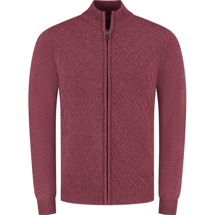 Kaufen Sie Vest lamswol patroon met rits Baileys Donkerrood für nur 120,22 CHF bei Henk ter Horst fashion
